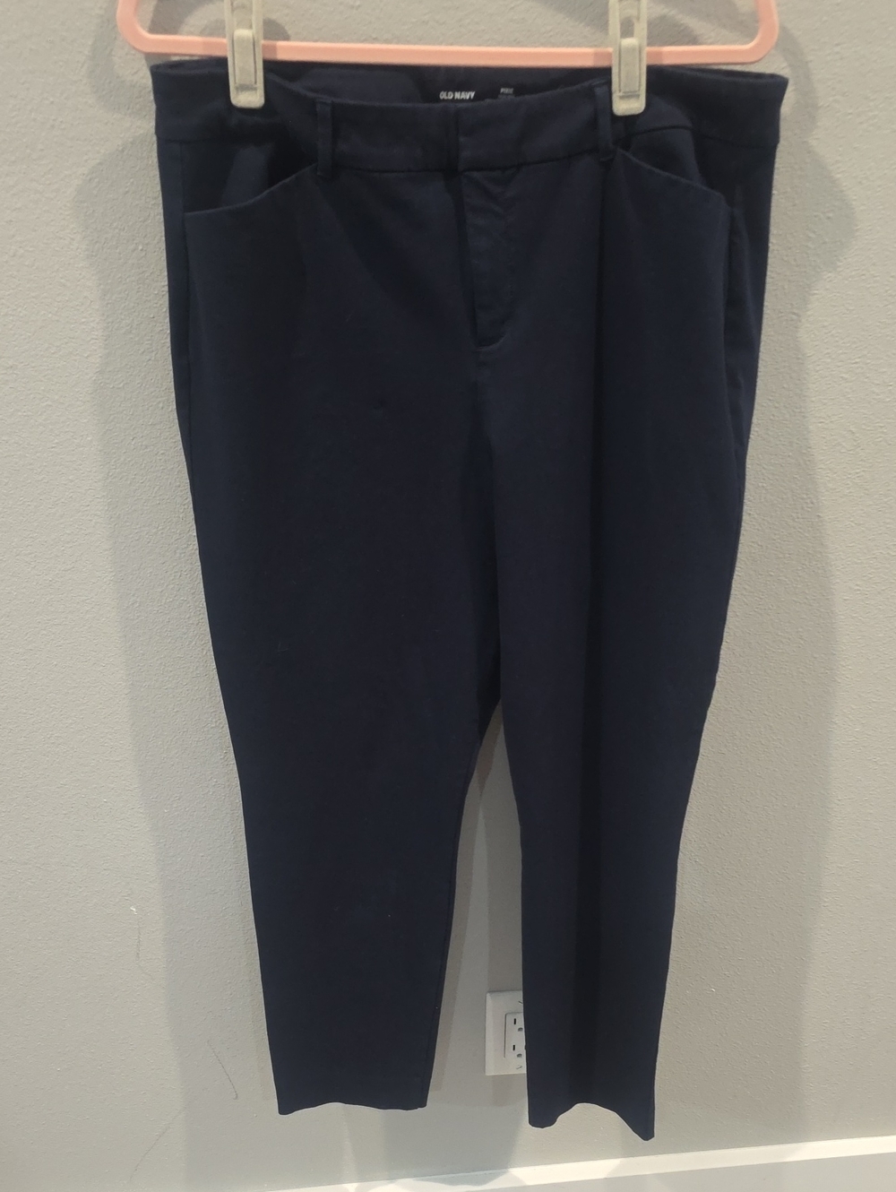 Old Navy Men's Dark Navy Stretch Dress Pants